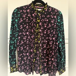 Boden blouse with multicolored floral print